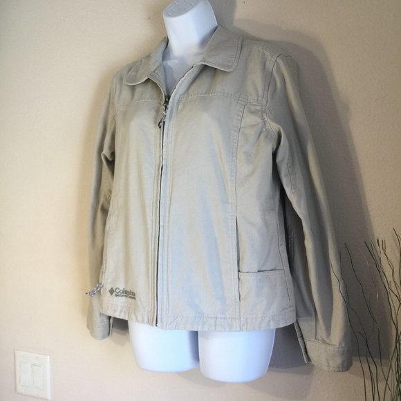 Columbia jacket hiking layer stone washed cloth Utility M - Picture 2 of 16